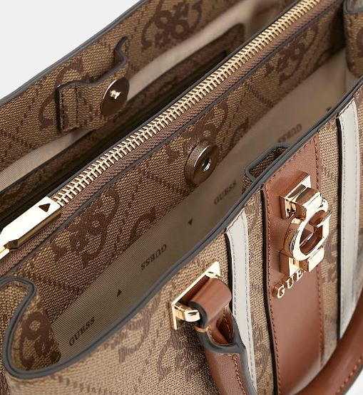 BORSE A MANO ERENIA 4G GUESS MARRONE PICCOLA