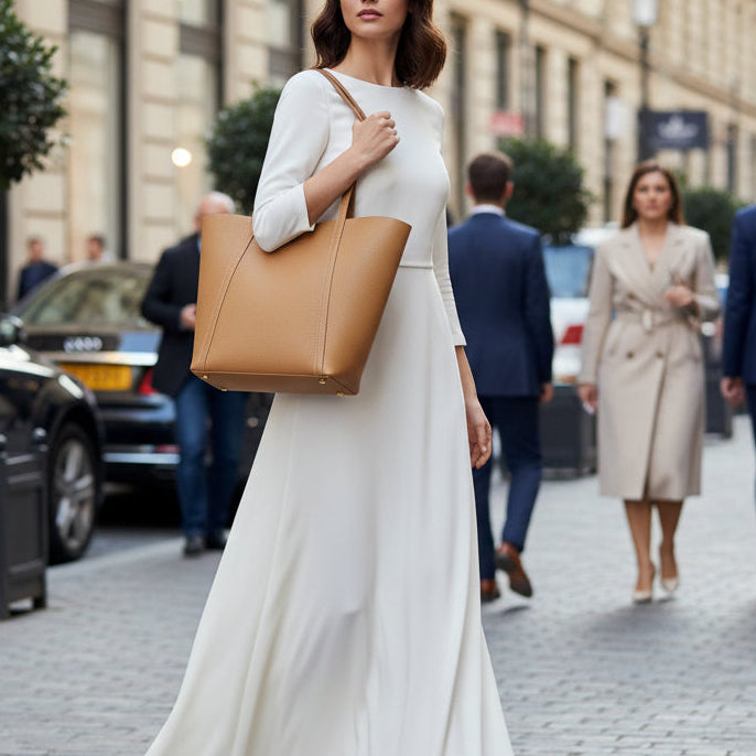 BORSE SHOPPING DOUBLE BRACCIALINI BEIGE