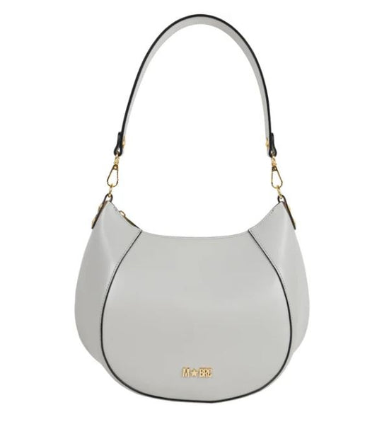 BORSE A SPALLA PELLE CURVY M*BRC BY MASSIMO BRACCIALINI GHIACCIO