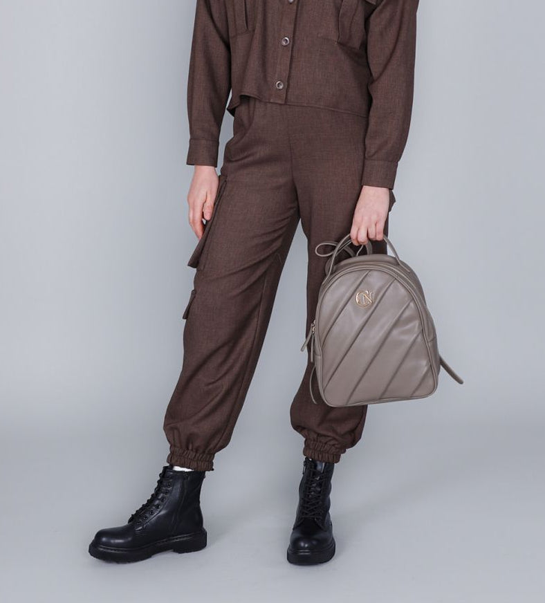 ZAINI PLISSETTATURA CAFENOIR FANGO