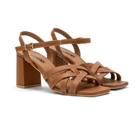 SANDALI RENEW CROISÉE  BRANDY