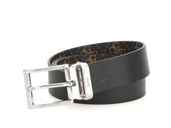 CINTURE REVERSIBILE GUESS MARRONE NERA