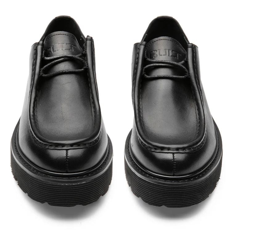 STRINGATE OXFORD PELLE CULT NERO