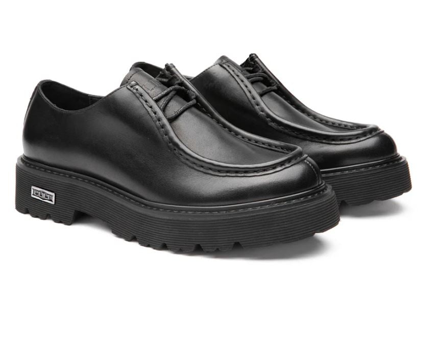 STRINGATE OXFORD PELLE CULT NERO