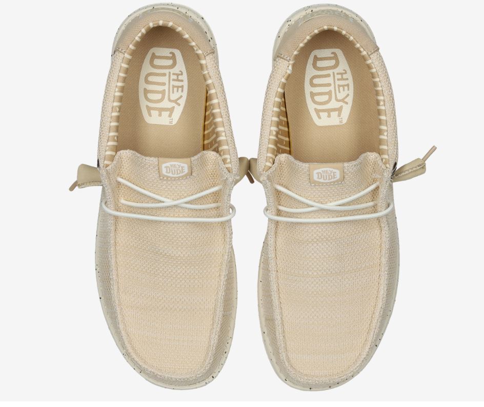 MOCASSINI WALLY STRETCH SOX HEY DUDE CREAM