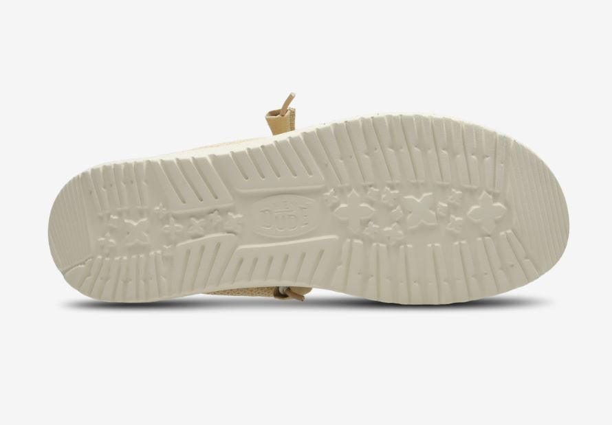 MOCASSINI WALLY STRETCH SOX HEY DUDE CREAM