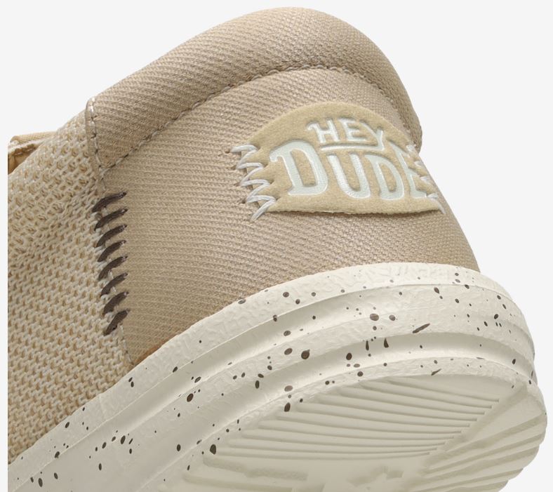 MOCASSINI WALLY STRETCH SOX HEY DUDE CREAM