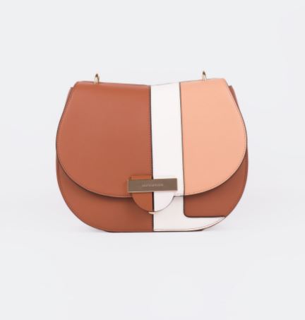 TRACOLLE VICTORIA CROMIA PELLE BIANCO NOCCIOLA