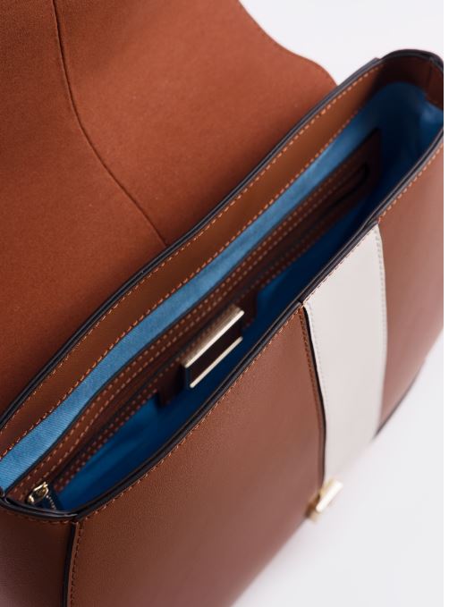 TRACOLLE VICTORIA CROMIA PELLE BIANCO NOCCIOLA