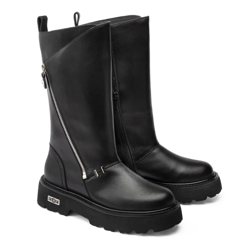 STIVALI SLASH 4829 BIKER ZIP BLACK