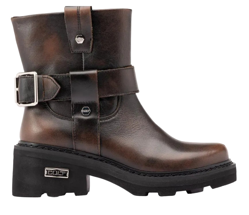 STIVALETTI BIKER GRACE CULT MARRONE