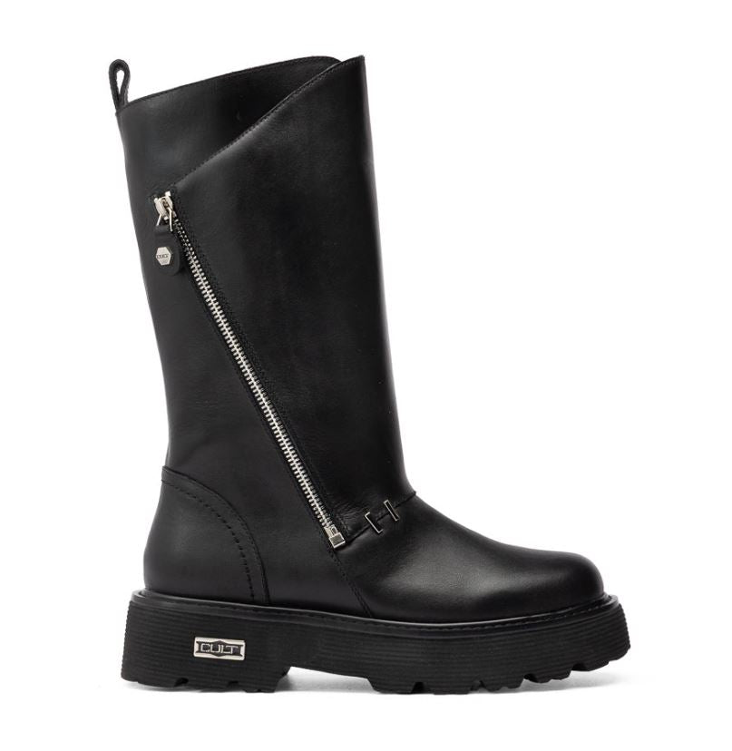 STIVALI SLASH 4829 BIKER ZIP BLACK