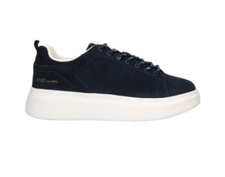 SNEAKERS PELLE SCAMOSCIATA LIU JO BLU