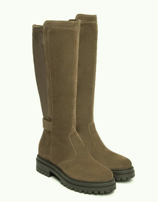 STIVALI SUEDE ELASTEN NEROGIARDINI SPAGO