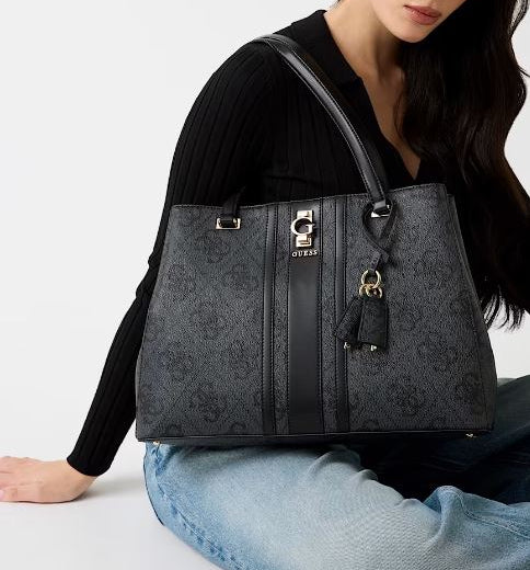 BORSE SHOPPING ERENIA 4G GUESS NERO GRANDE