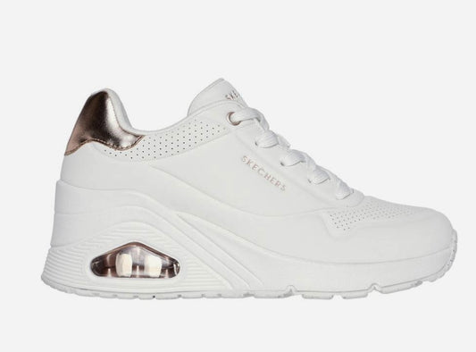 SNEAKERS UNO WEDGE HI STEPS SKECHERS BIANCA