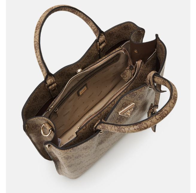 BORSE A MANO MERIDIAN II GUESS LATTE PICCOLA