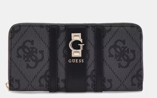 PORTAFOGLI ERENIA 4G GUESS GRIGIO NERO
