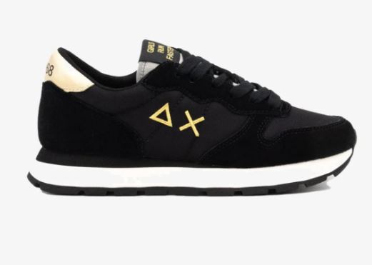 SNEAKERS ALLY GOLD GIRL NERO