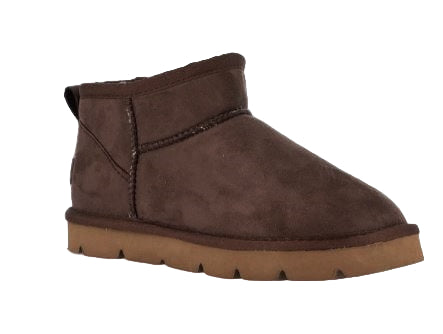 STIVALETTI TESSUTO E PELUCHE CHAB GRUNLAND MARRONE