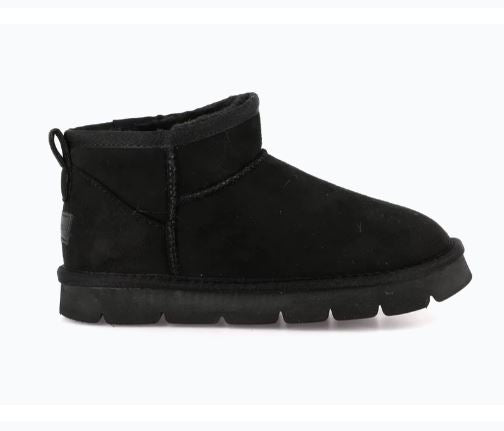 STIVALETTI TESSUTO E PELUCHE CHAB GRUNLAND NERO