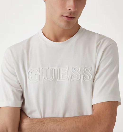 MAGLIETTE MAXI LOGO GUESS PANNA