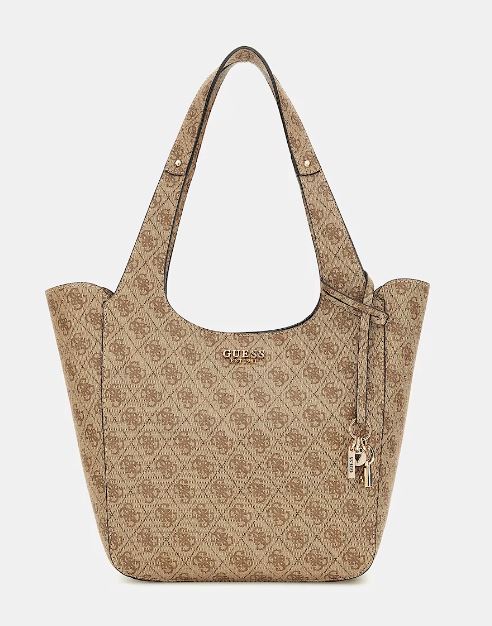 BORSE SHOPPING CALISPA 4G GUESS LATTE BEIGE