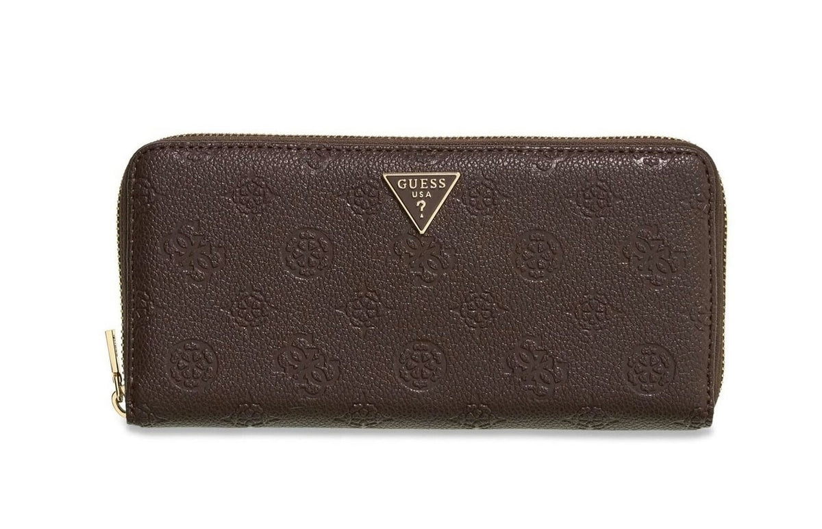 PORTAFOGLI BLAKE GUESS ALL LOGO BROWN