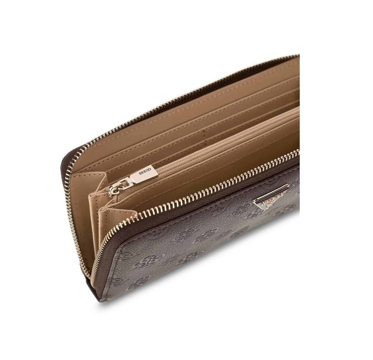 PORTAFOGLI BLAKE GUESS ALL LOGO BROWN