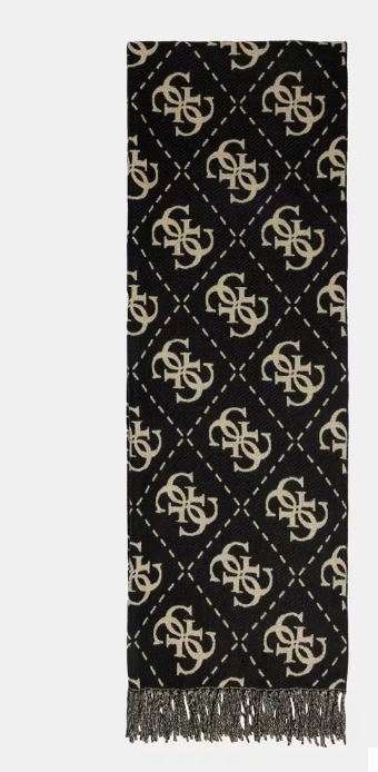 SCIARPE NOLANA GUESS MAXI LOGO NERA