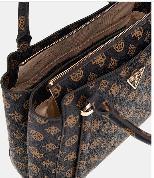 BORSE A MANO GUESS ERICA 4G MARRONE