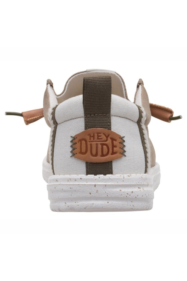 MOCASSINI WALLY CRAFT LINEN HEY DUDE TIMBER