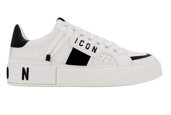 SNEAKERS CON DETTAGLI CONTRASTO BIANCO