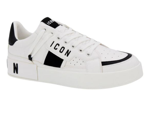 SNEAKERS CON DETTAGLI CONTRASTO BIANCO