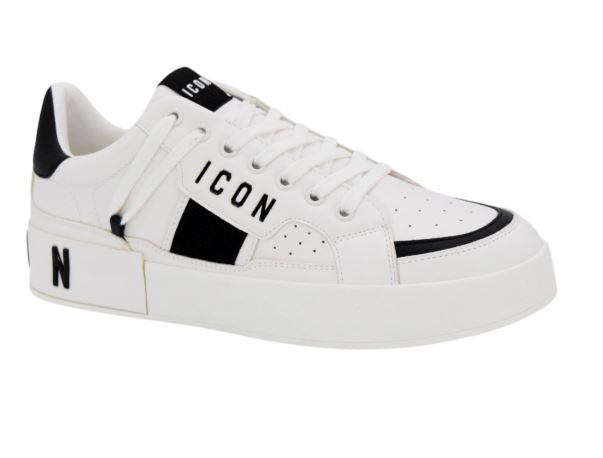 SNEAKERS CON DETTAGLI CONTRASTO BIANCO