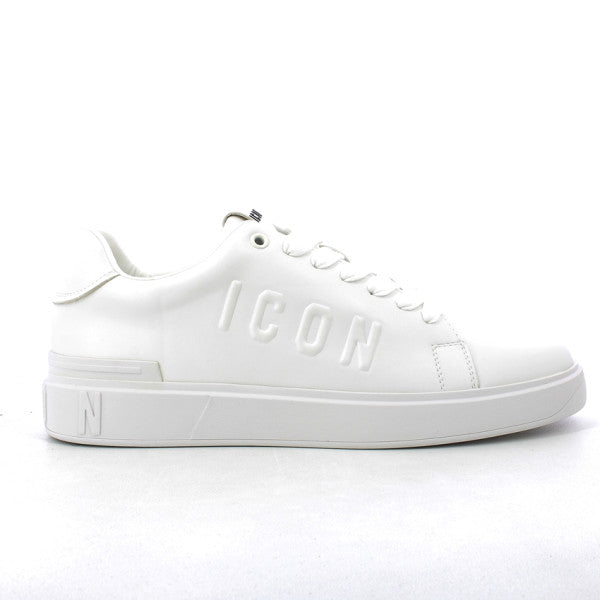 SNEAKERS LOGO RILIEVO ICON WHITE
