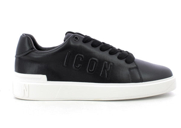 SNEAKERS LOGO RILIEVO ICON BLACK