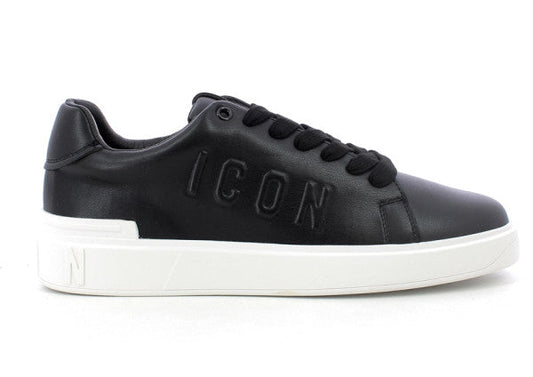 SNEAKERS LOGO RILIEVO ICON BLACK