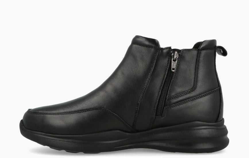 STIVALETTI SAN POLO CHELSEA LTH IMPRONTE PELLE NERA