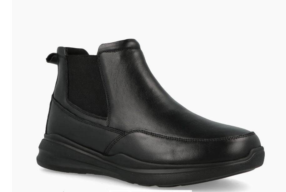 STIVALETTI SAN POLO CHELSEA LTH IMPRONTE PELLE NERA