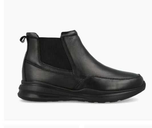 STIVALETTI SAN POLO CHELSEA LTH IMPRONTE PELLE NERA