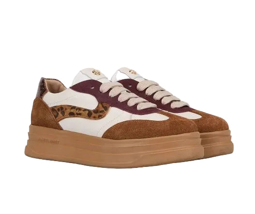 SNEAKERS PELLE JANET&JANET COGNAC