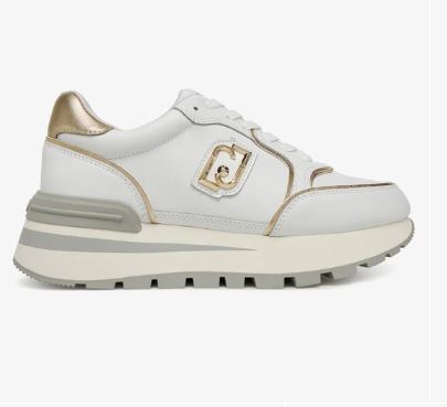 SNEAKERS AMAZING 25 LIU JO WHATE GOLD