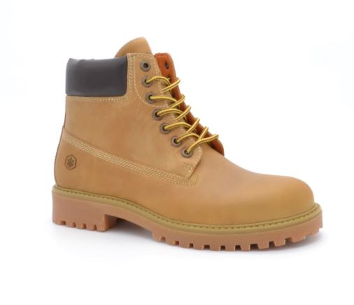 ANFIBI IN PELLE CERATA RIVER 2 LUMBERJACK YELLOW