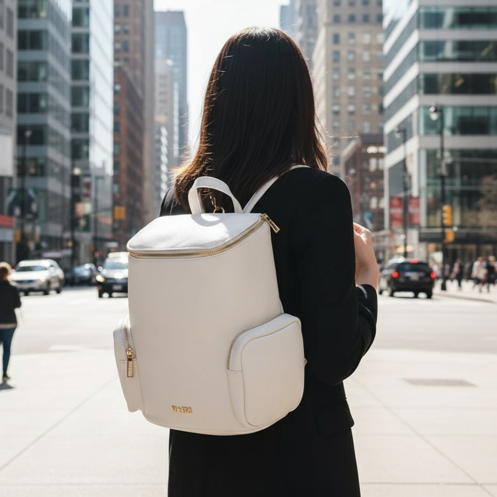 ZAINI VOYAGER PELLE M*BRC BY MASSIMO BRACCIALINI BIANCO