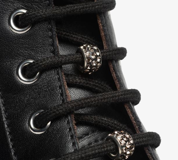 ANFIBI PELLE DETTAGLI CHARMS NEROGIARDINI NERO