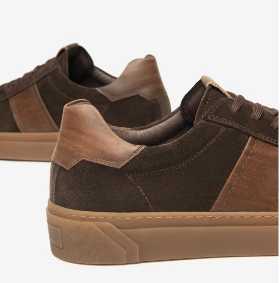 SNEAKERS SCAMOSCIATA NEROGIARDINI T.MORO