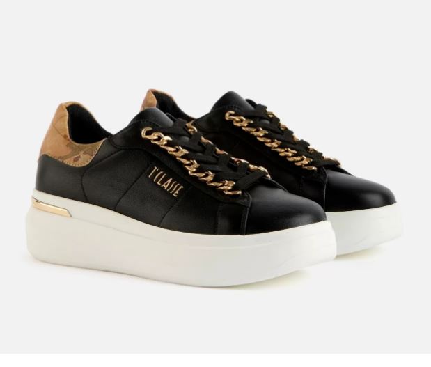 SNEAKERS DETTAGLIO CATENA GOLD