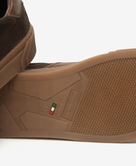 SNEAKERS SCAMOSCIATA NEROGIARDINI T.MORO