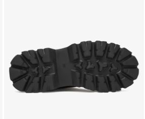 ANFIBI PELLE LOGO GOLD PATRIZIA PEPE NERO